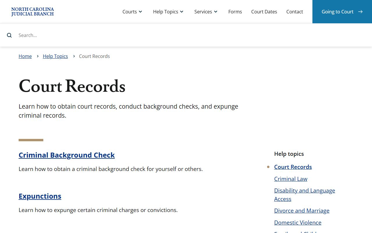 Pitt County court records public access help